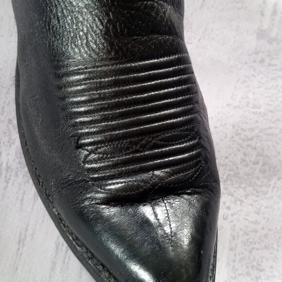 AMPUTEE VINTAGE Lucchese Cowboy Leather Boot RIGHT FOOT L000308 10.5 D 63362 - Picture 3 of 11